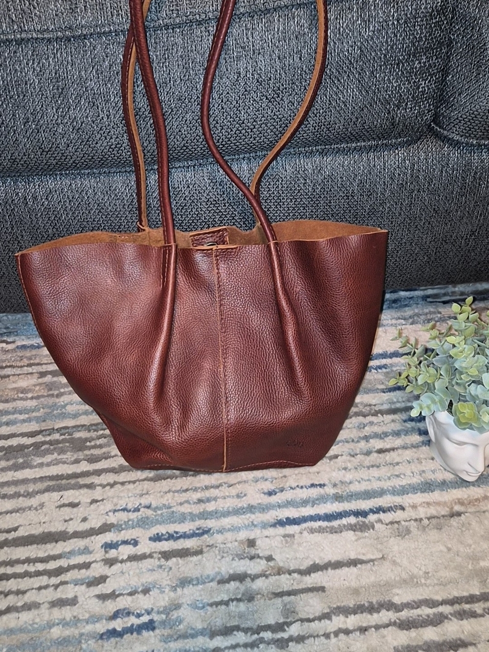 Portland Leather Classic Brown  Tote Bag - Women